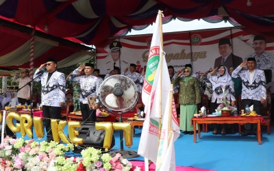 Upacara Puncak HUT Ke - 77 PGRI dan HGN Tahun 2022