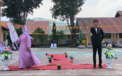 SMP Negeri 1 Kwandang memperingati hari sumpah pemuda yang KE-95 tahun pada hari kamis, 2 November 2023