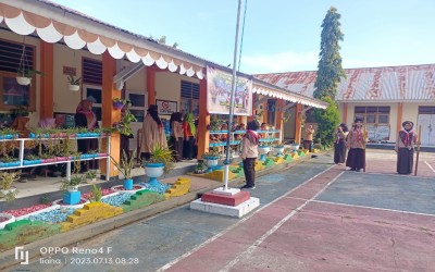 Penerimaan Tamu Penggalang Gudep 06.225 - 06.226 Pangkalan SMP Negeri 1 Kwandang