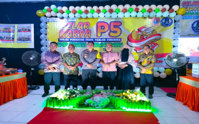 Gelar Karya Projek Penguatan Profil Pelajar Pancasila (P5) Perdana SMP Negeri 1 Kwandang Tahun Pelajaran 2023 / 2024